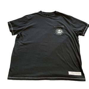 Women's Disney Nightmare Before Christmas Pocket Black Pocket Shirt XXL #6545